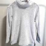 Rafaella Light Gray Fuzzy Cowlneck Pullover Sweatshirt size small Photo 0