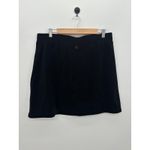 Kinona Womens Skirt Size XL Fleece Lined Tennis Golf Preppy Pickleball Italian Black Photo 1