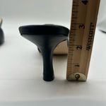 Journee Collection Heels Womens 9 Black Genuine Leather Juliette Sandals NEW Photo 10