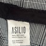 Asilio  Black and White Patterned Top Photo 8