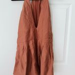 Anthropologie Sleeveless V-neck Pinafore Romper, Size S Photo 5