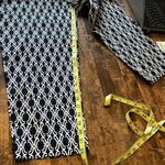 Cato  Navy & White Graphic Print Capri Pants Size 12 Photo 8