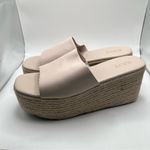 Raye EUC  platform espadrille leather size 9 leather women’s sandals Photo 3