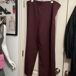 💙💖 NWT Soma WKND Tech Scuba Track Pants in Pinot Noir Red Size XXL Photo 5