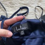 Lulus LULU’S Madalyn Navy Blue Lace Maxi Dress Photo 4