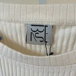 NWT Baserange 100% organic cotton ribbed off white sweatshirt top Size M Photo 7