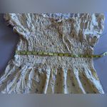 Moon River Dashing  SMOCKED DRESS Yellow White Balloon Sleeves Lined Summer Women Dress 3X Photo 13