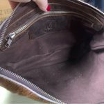 MARCIANTE BRANDS BROWN & WHITE FUR & LEATHER CROSSBODY BAG Photo 9