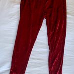 Long Sleeve Top and Pants Loungewear Set Red Photo 2
