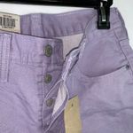 Levi's Women’s Shorts 501 Mid Rise Purple denim size 30 Waist Non-stretch New Photo 3