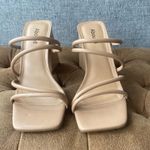 Abound  Tan Strappy Block Heel Square Toe Sandals 9 Photo 3