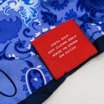 Oscar de la Renta Vintage Paisley Silk Scarf Photo 6