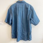 Wrangler  Shirt Unisex Denim Sz XXL Short Sleeve Cowboy Cowgirl Western‎ Travel Photo 3