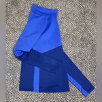 Nike Therma-Fit Asymmetrical 1/4 Zip Fleece Lined Pullover Blue Size Medium Photo 4