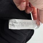 ZARA Dress Womens Small Black Puff Sleeve Sheer Organza Rose Detail Mini Photo 5