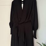 DO+BE  Black Wrap Mini Dress Photo 0