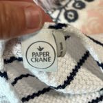 Paper Crane White Waffle Tie Knot Top Photo 8