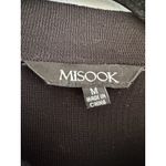 Misook  Black Knit Floral Front Clasp Blazer Jacket Women’s Size Medium Photo 5