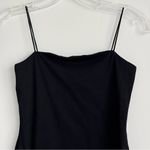 Showpo Black Spaghetti Strap Dress LBD Size 2 Photo 4
