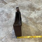 La Regale  Vintage Bronze Crossbody Purse Handbag Fabric Small Handle Strap Photo 4