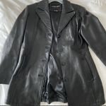 Tanners Avenue Italian Leather Jacket Black Size M Photo 0