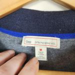 Gap Women's 100% Merino Wool Quarter-Zip Sweater Gray Preppy Academia Layering Photo 2