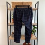 J.Jill Mid-Rise Plaid Cotton Blend Pocket Cropped Dress Pant Trouser Pant, 14 Photo 3