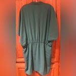 Trina Turk Concourse Surplice Elasticated Blouson Mini Dress Atlantic Size XXL Photo 7