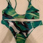 SheIn Tropical Leaf Two Piece  Photo 0