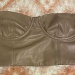 ZARA Leather Top Photo 0