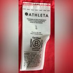 Athleta  Playa Linen Wrap Blouse Cropped Size Large NWT‎ Flaw: Missing Tie Photo 7