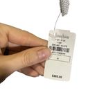 Dress the Population Sequin Mini Dress M Backless White Long Sleeve Photo 2