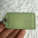 Coach 2.5"  Pastel Green Fob Bag Charm Hang tag Hangtag Photo 1
