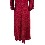 Free People Free‎ People Jessie Midi Dress Ditsy Floral Print Red Pink Size 4 Photo 14