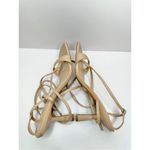 Open Edit  Sandals Size 9.5 Tan Robyn in Natural Square Toe Heels Photo 6