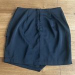 Revolve superdown saira satin black mini skirt Photo 4