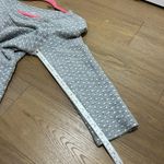 Lands' End Large cotton dress grey polka dot Photo 8