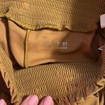 Aerie smocked mustard yellow shorts, size medium Photo 2