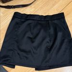Cider  Black Mini Skirt with Pearl Heart Accent Photo 3