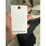 Prose & Poetry Black Gold Georgia Cutout Back Long Maxi Dress Formal Gown 4 NWT Photo 3