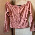 Ambiance junior Mauve Ribbed Shirt large Photo 0