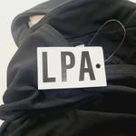 LPA Naima Ruched Maxi Dress in Black Small Photo 11