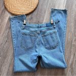 Abercrombie & Fitch  the 90’s slim straight ultra high rise asymmetrical button 0 Photo 4