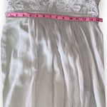 Lulus So Far Gown Lacey grey Maxi dress Photo 5