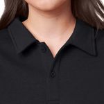 Mondetta  Collared Fleece Pullover Top NWT Women's Size Large Black Photo 8