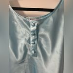 Morgan Taylor  Light Blue Satin Chemise Photo 2