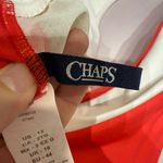 CHAPS  Coral One Piece Swim Suit Sz 12 NWT Photo 4