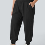 Halara  Black Relaxed Fit Joggers Photo 0