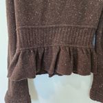 Antonio Melani  wool & cashmere blend brown cardigan sweater size small Photo 5