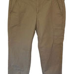 Eddie Bauer  Size 8‎ Cropped Cargo Pants Khaki Ripstop Cotton Outdoor Photo 0